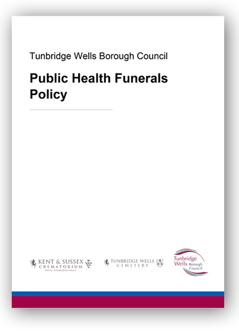 Public Health Funerals Policy cover